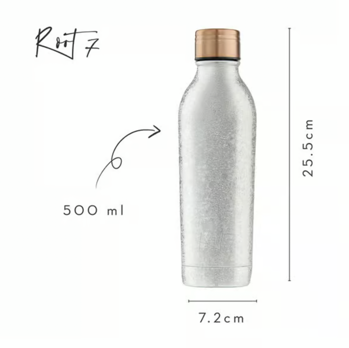 OneBottle Silver Sparkle 500ml