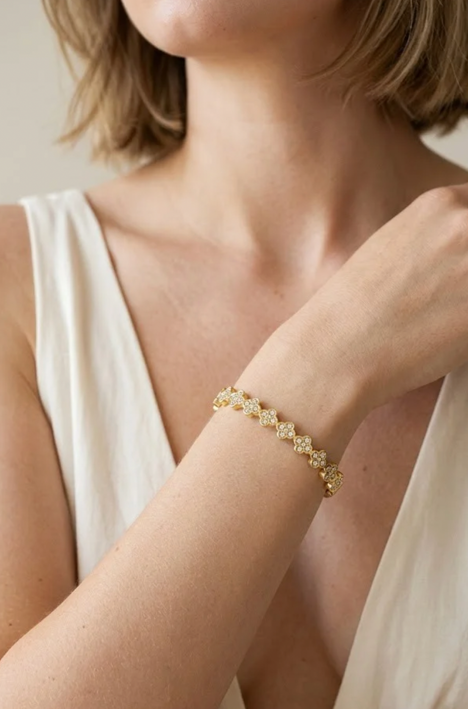 Armband Sarina- vergoldet