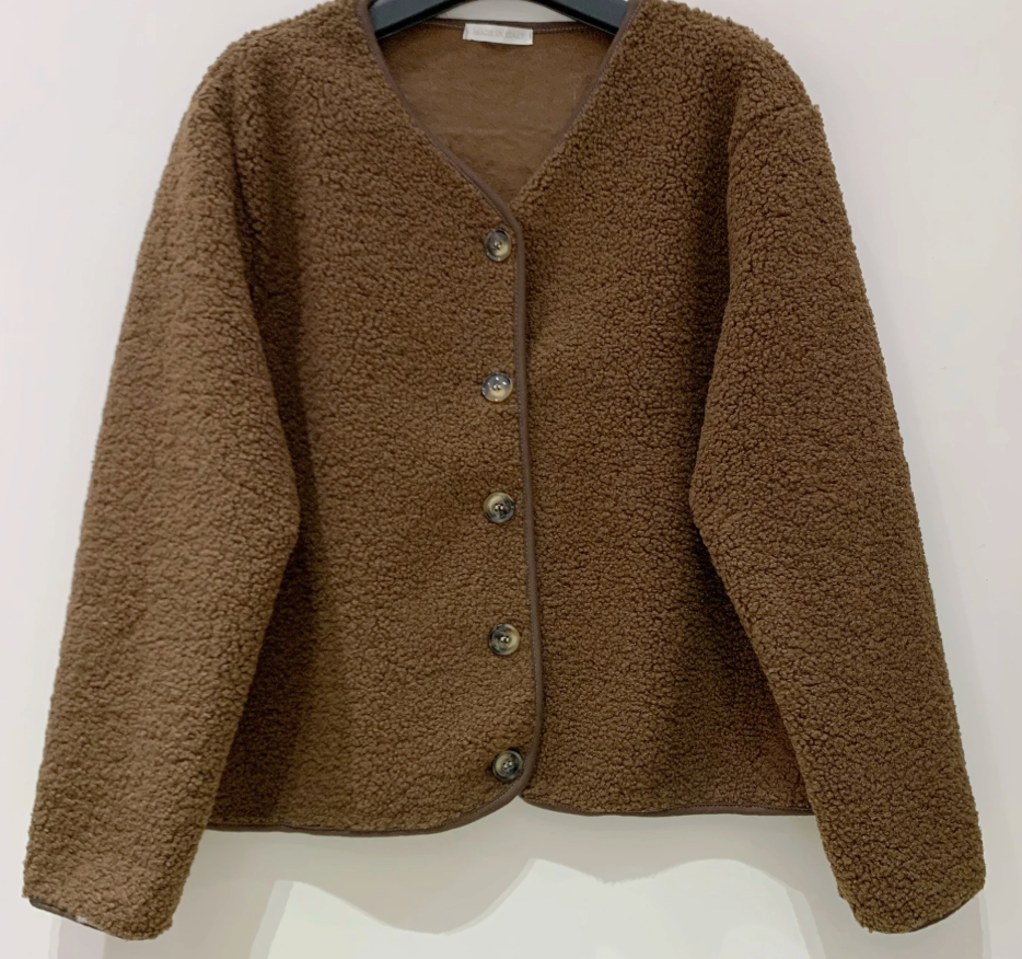 Jacke Fleece brown