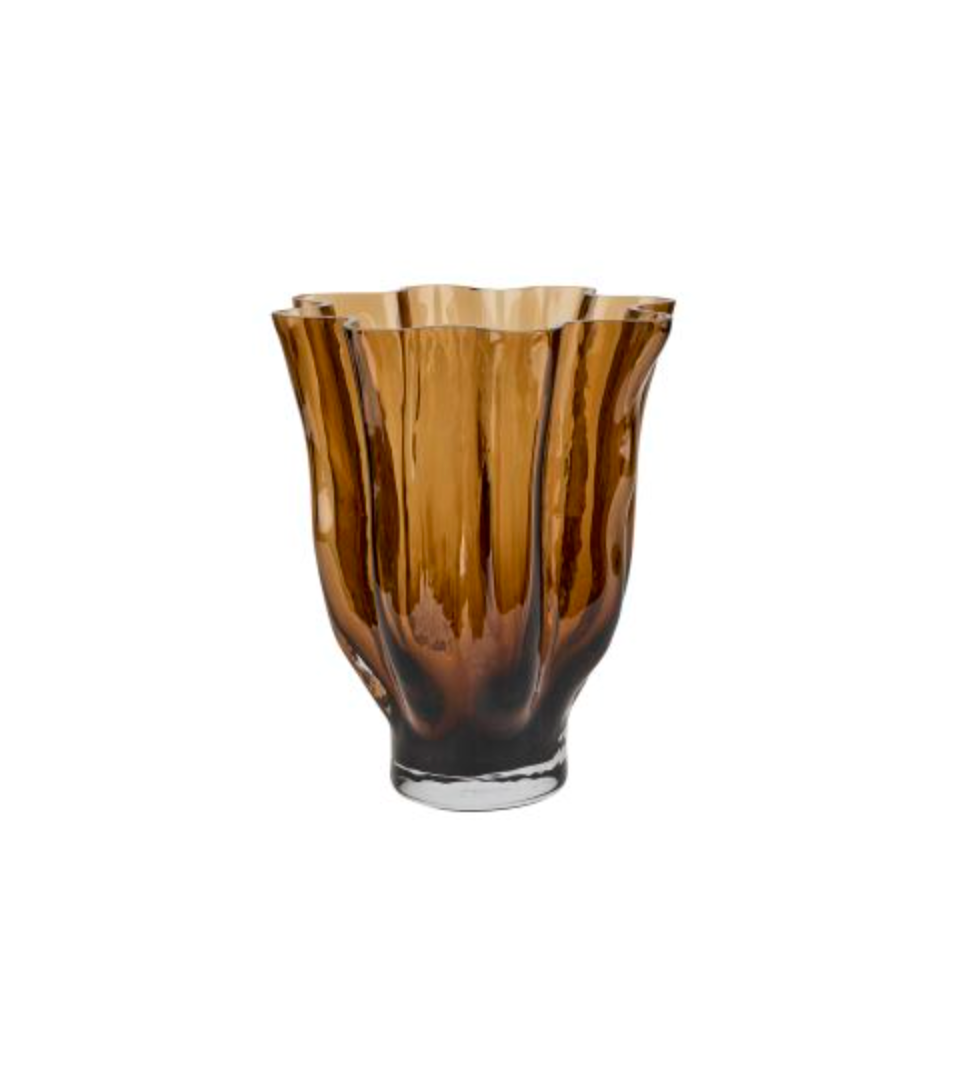 Vase braunes Glas