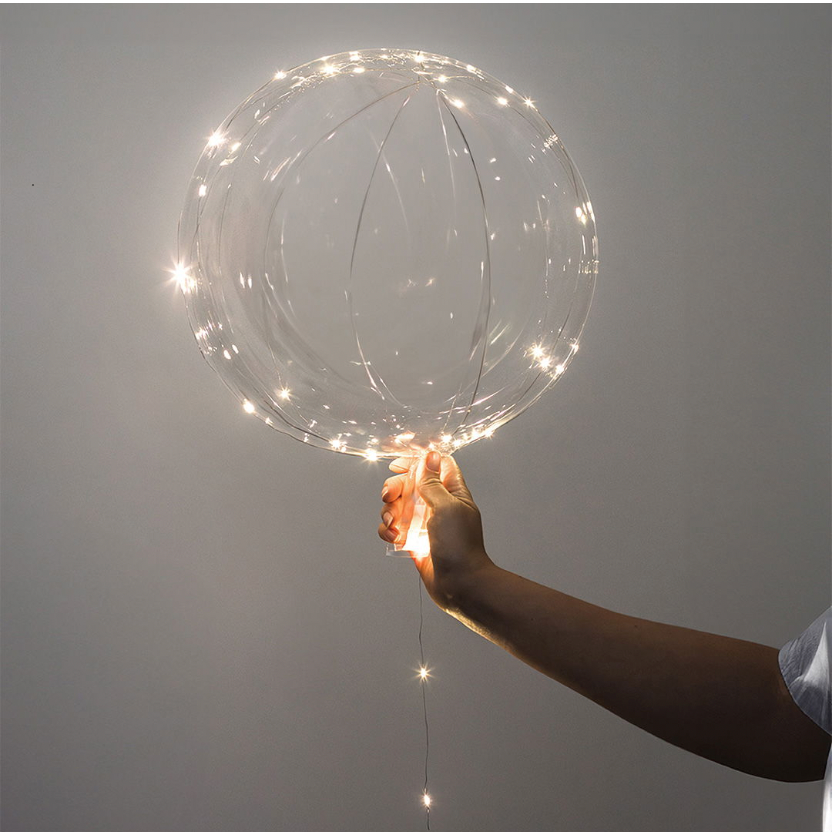 LED Ballons - 10er-Pack (warmweißes Licht)