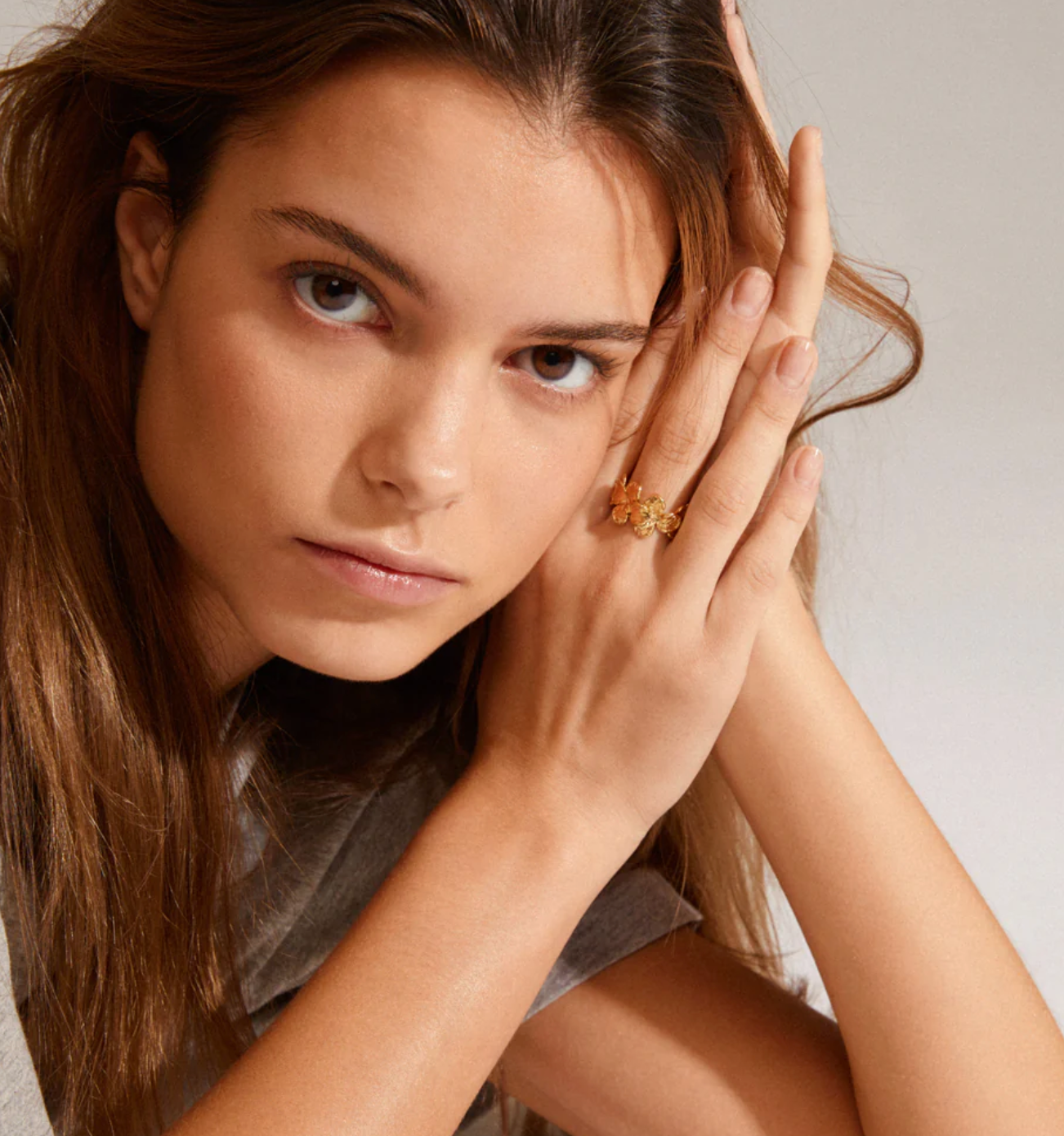 Ring CHARMAINE vergoldet