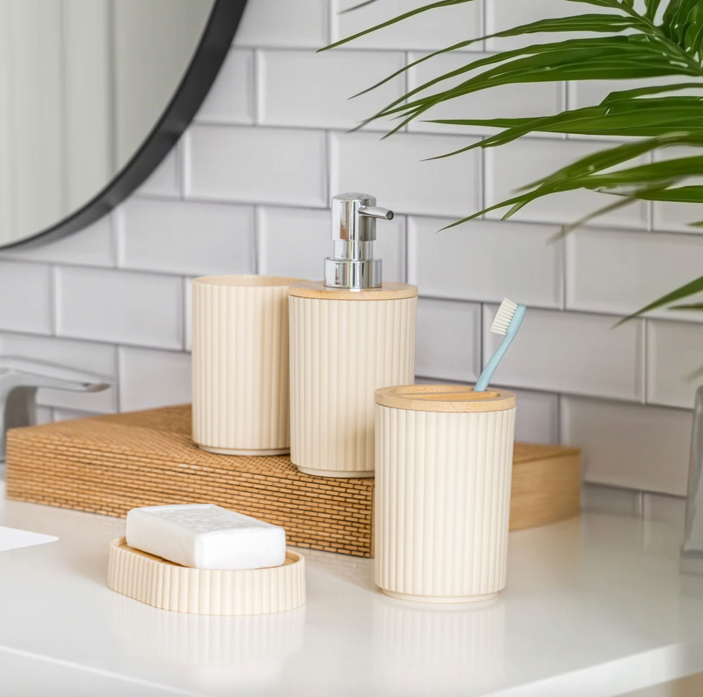 Badezimmerset: 6 Teile