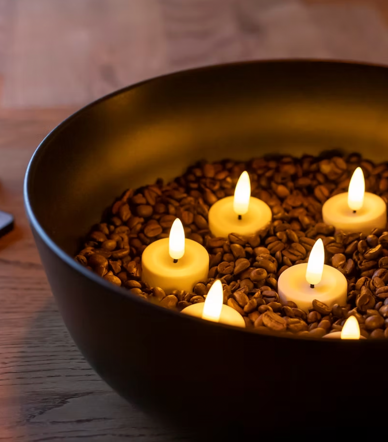 LED-Teelichter 8 Stk. + Fernbedienung mit Timer