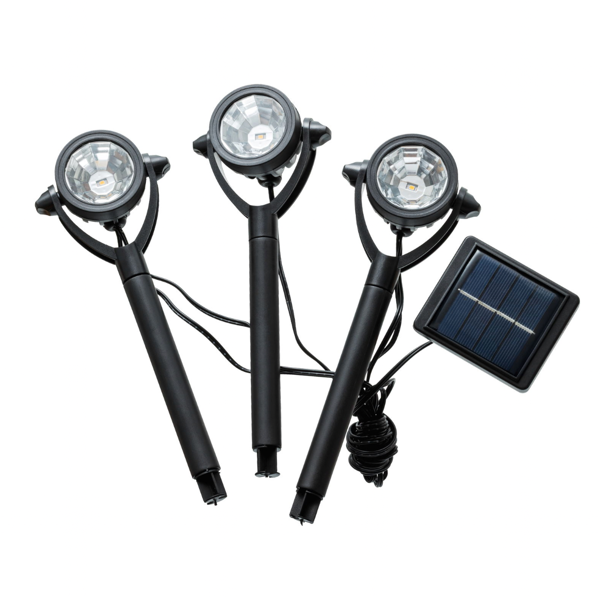Gartenlampen mit Solar - 3 Stk.