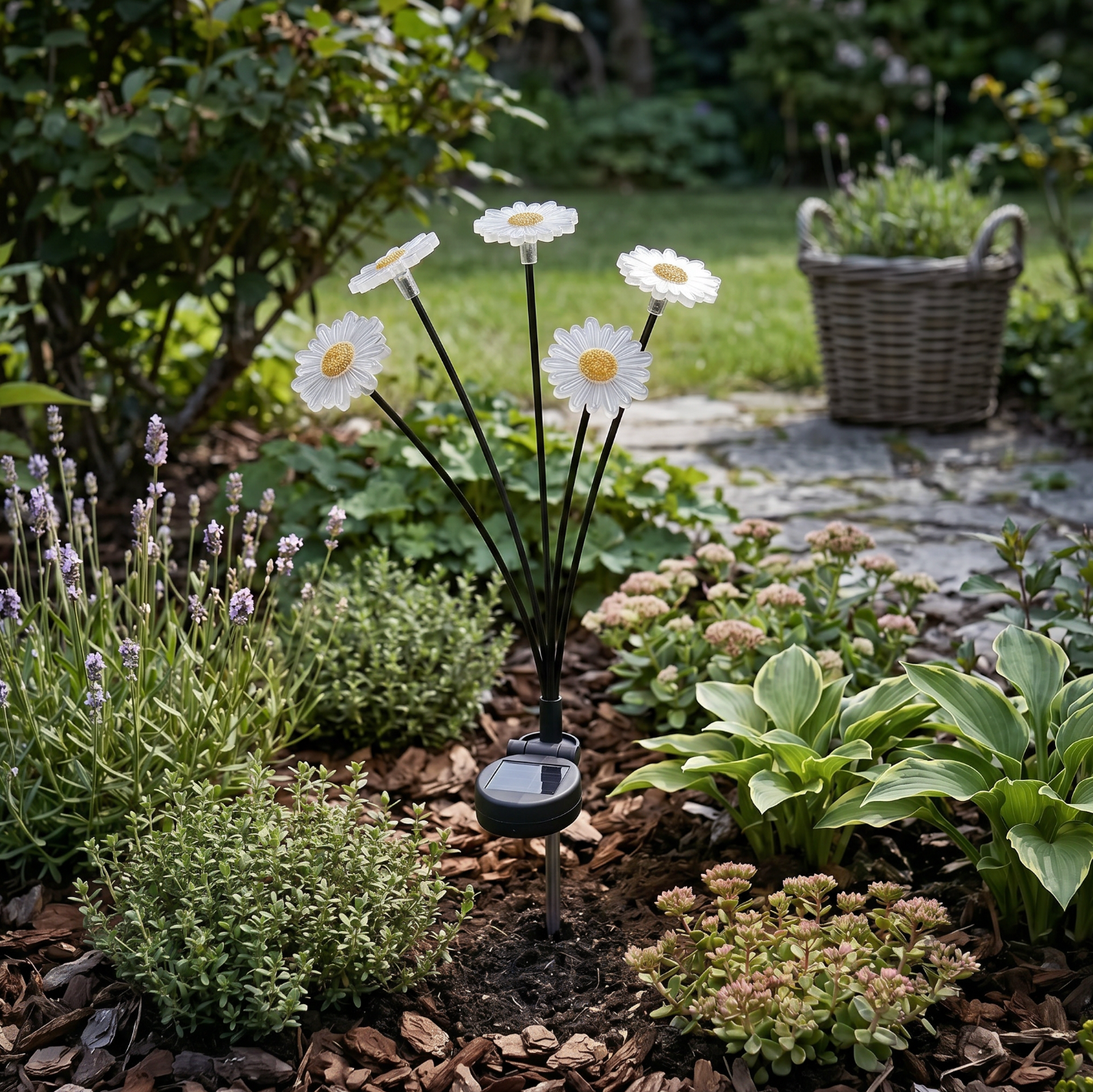 Margurit mit Solarzellen