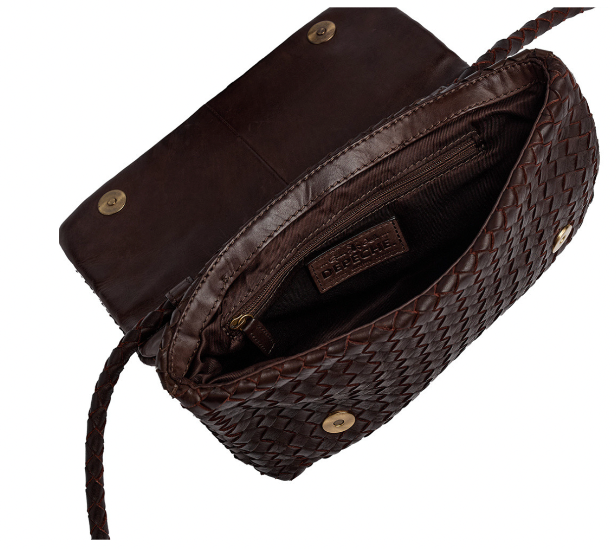 Elegante Crossover - Dark brown – Kalbsleder
