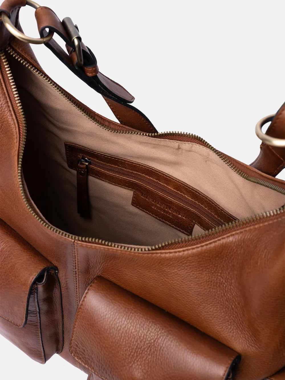 Schultertasche Big - Walnut