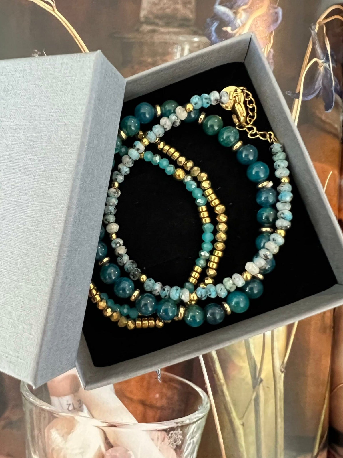 Armbånd Sea Green – Sæt med 4 armbånd - VIAMAJA.DK