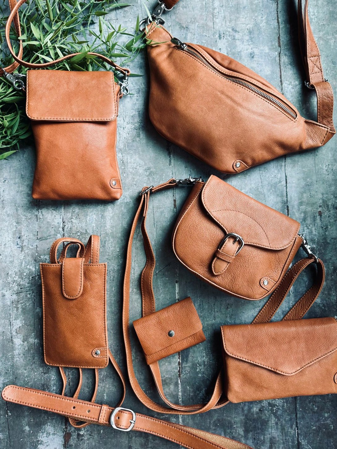 Bumbag Aura Cognac - VIAMAJA.DK
