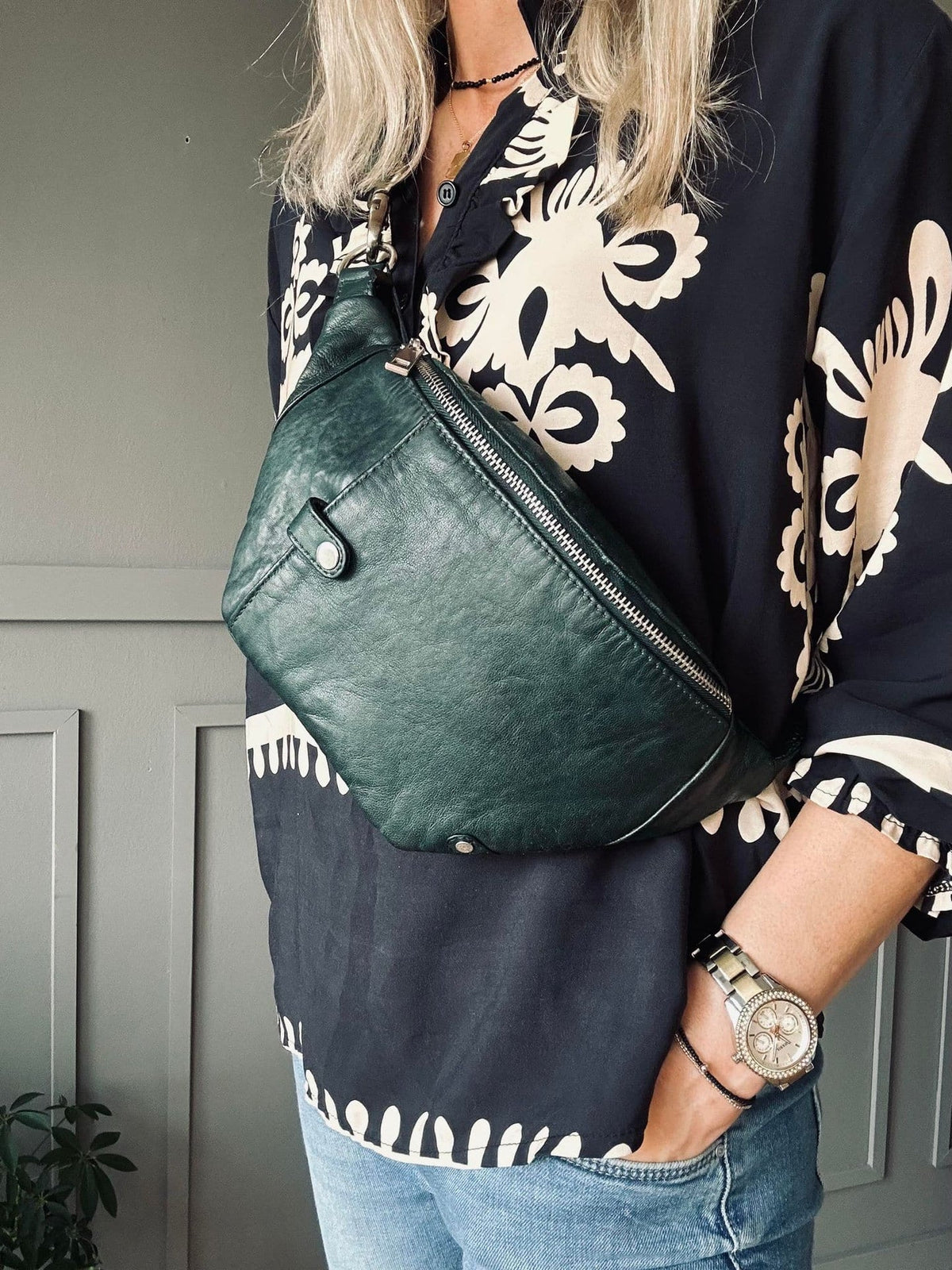 Bumbag POCKET Green - VIAMAJA.DK