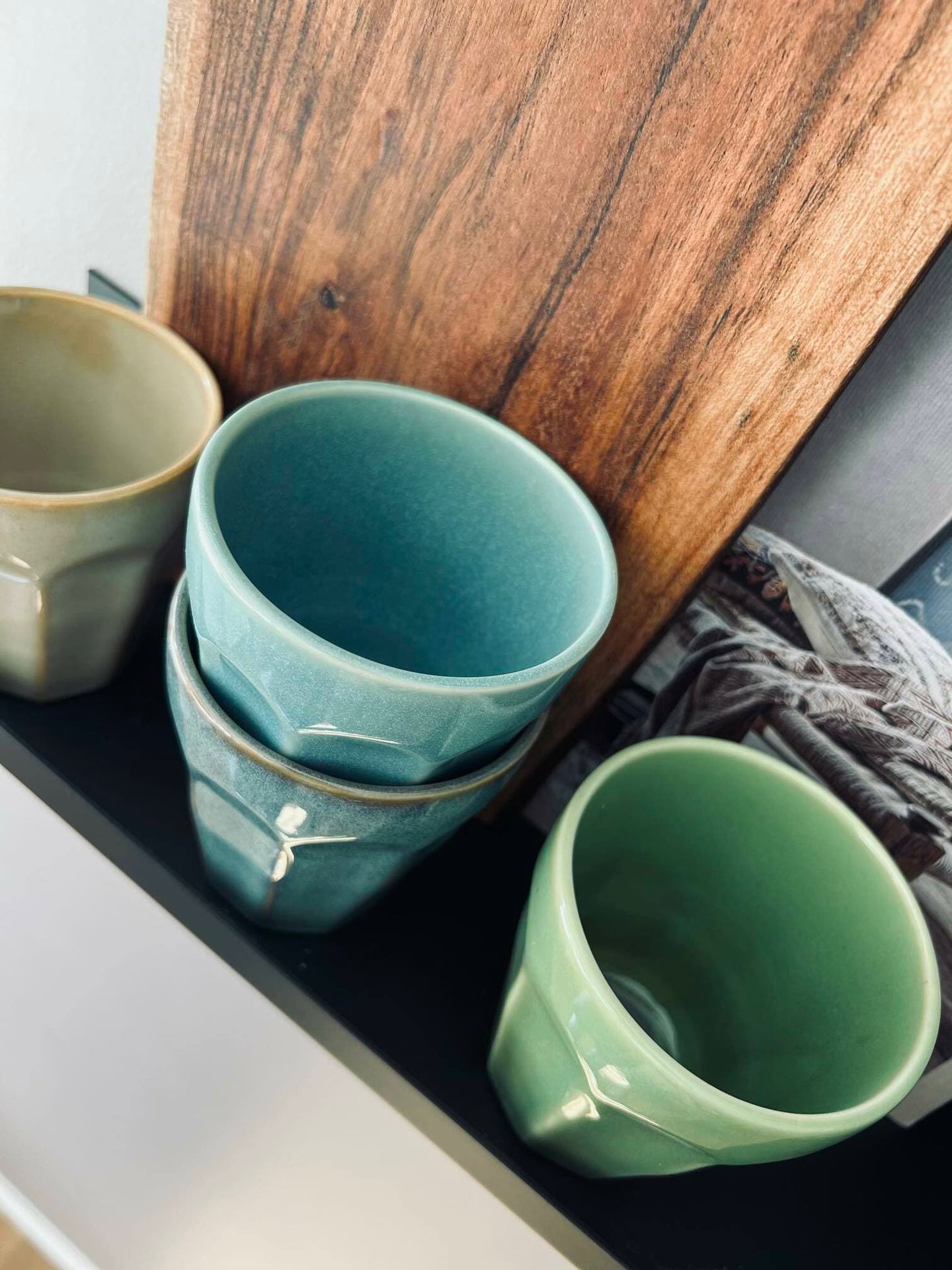 Cafe´ krus i blandet farver - 4 stk - VIAMAJA.DK