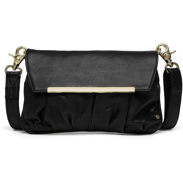 Clutch JULIA – Black / gold - VIAMAJA