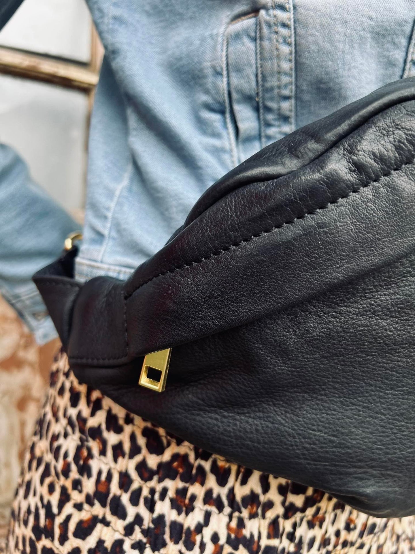 Cool Buffy Bumbag i smørblødt læder - Black - VIAMAJA.DK