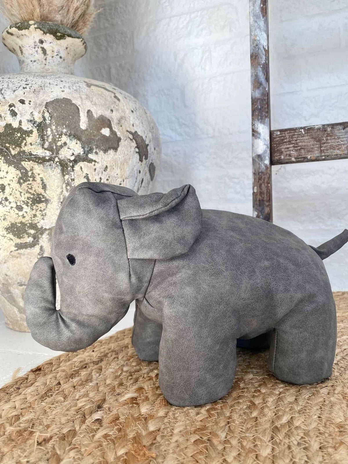 Dørstopper Elefant - Grå - VIAMAJA.DK
