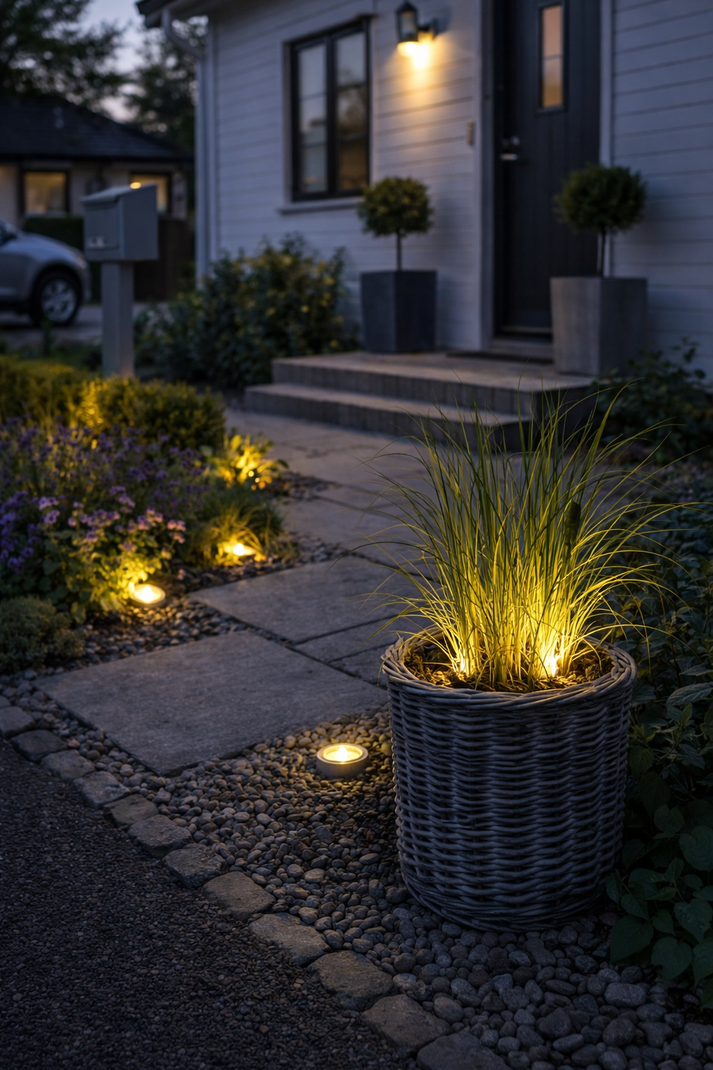 Solar-Spots MINI – Set mit 4 Stück – Für den Garten –