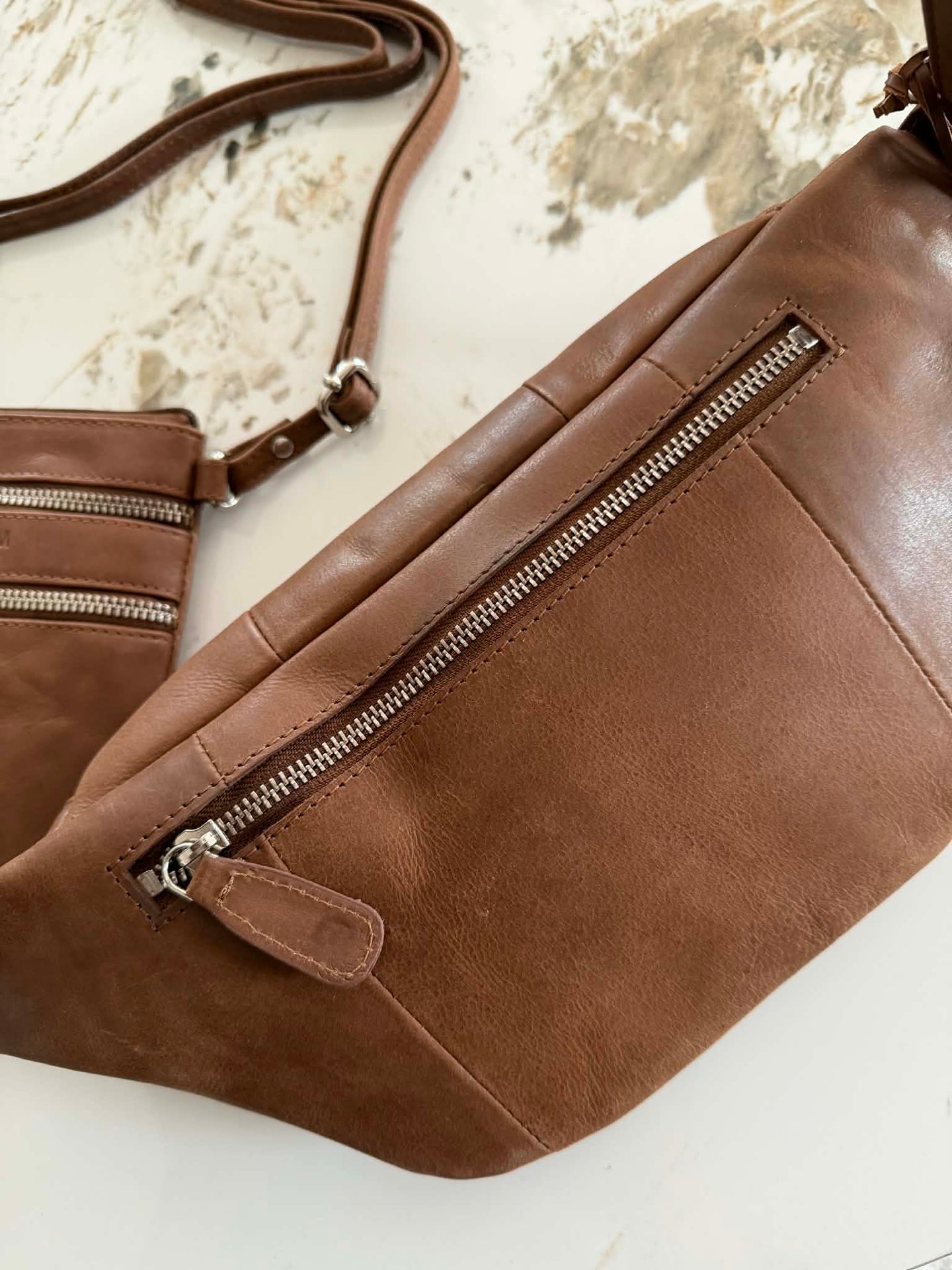 Gürteltasche - Vintage Cognac