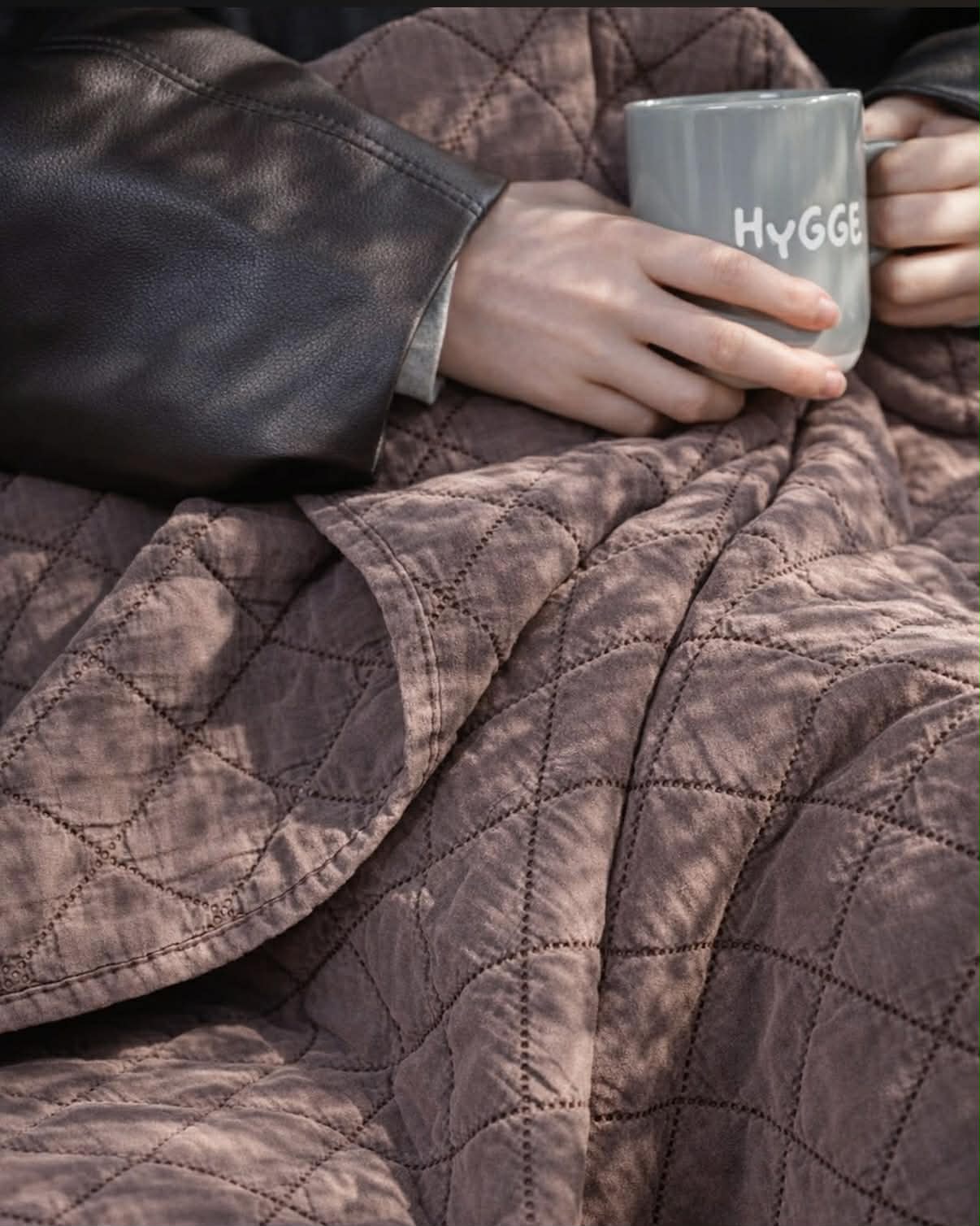 Plaid Quilt - Braun Stonewashed