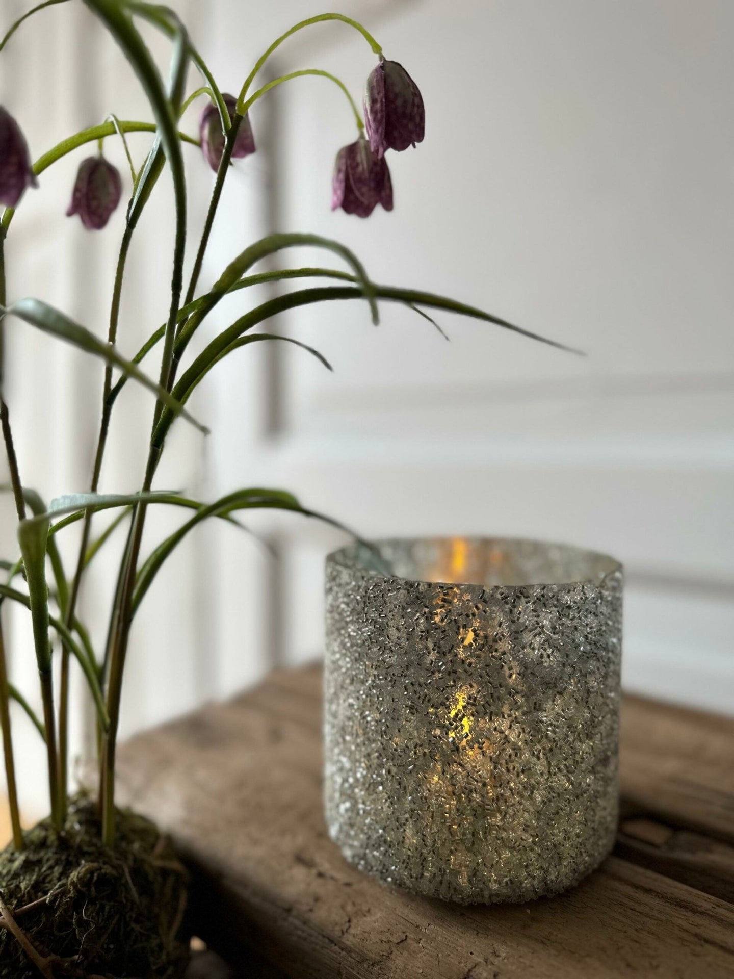 Glas til fyrfadslys eller blomster - VIAMAJA.DK