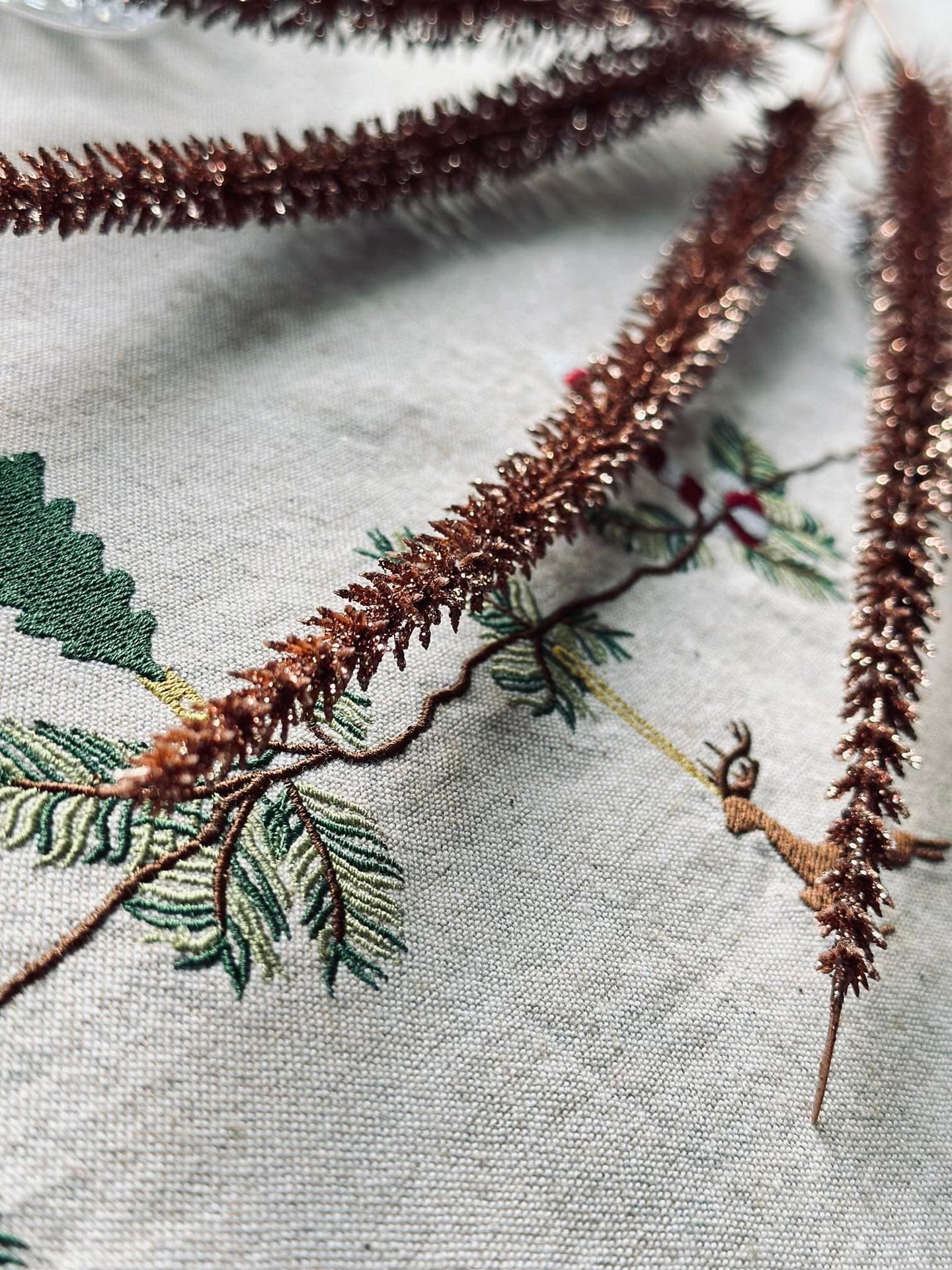 Gren med glitter - Brown - VIAMAJA.DK