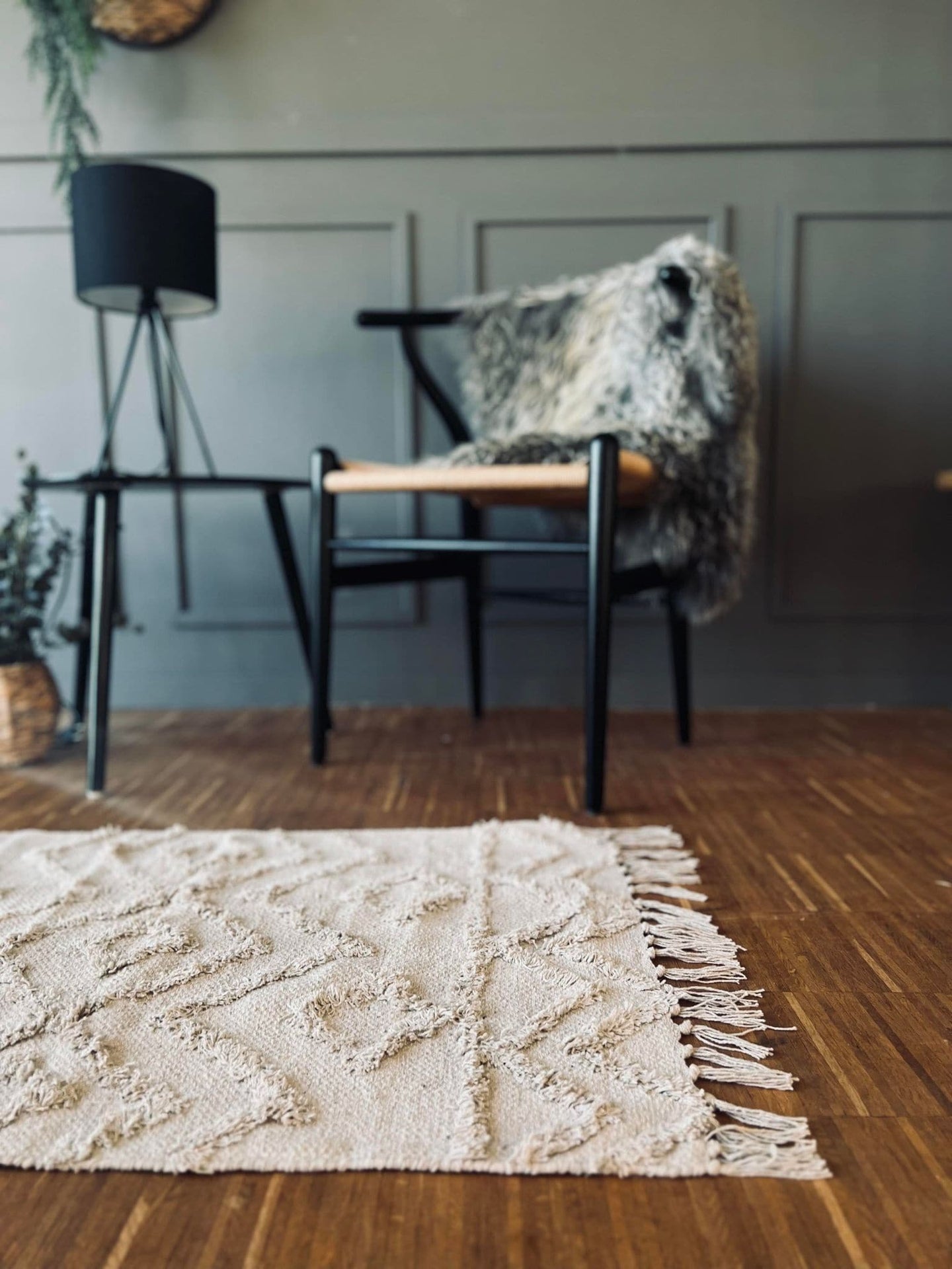 Gulvtæppe - TUFTED 60x90cm - VIAMAJA.DK