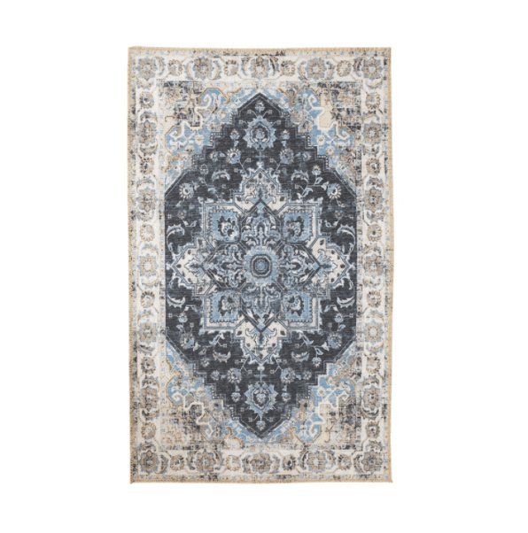 Gulvtæppe Vintagelook - 160x230cm Blå - VIAMAJA