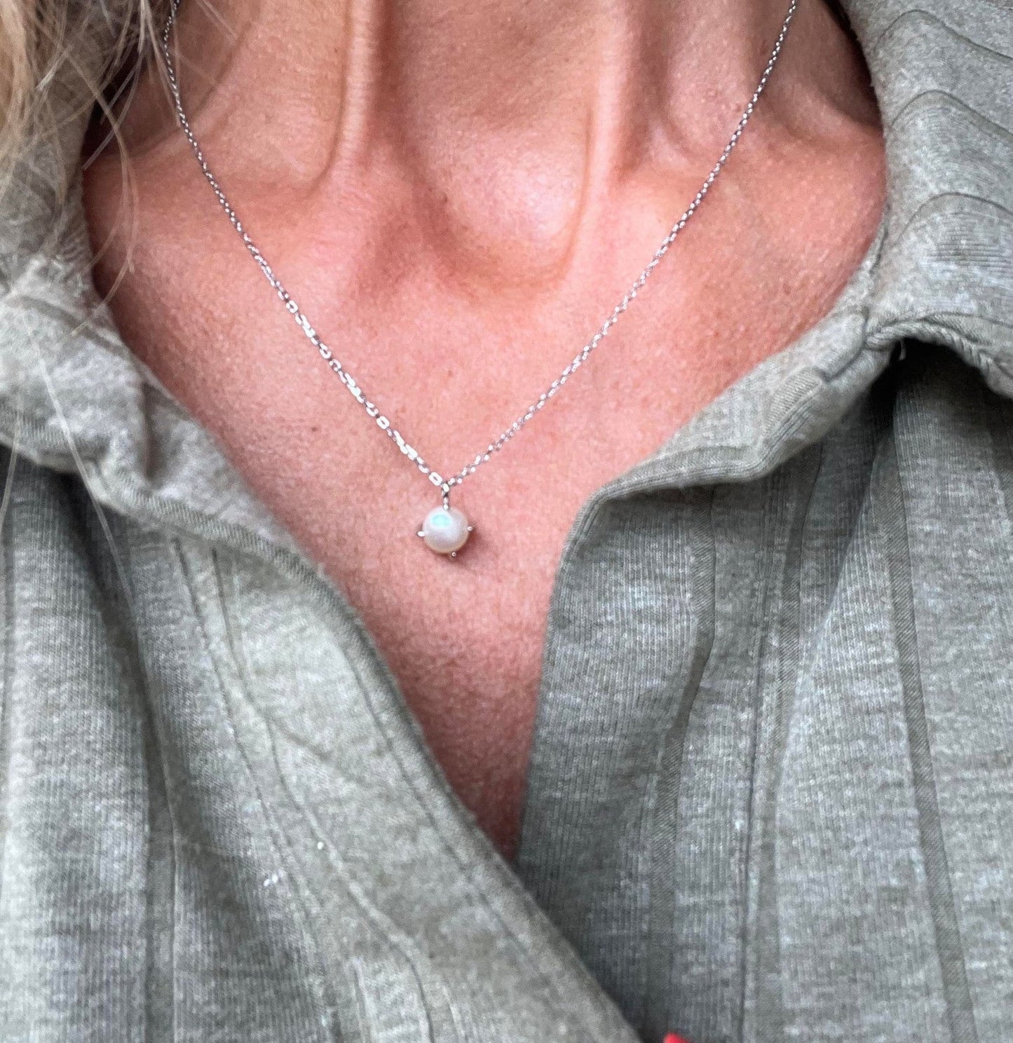 Halskæde Maggie Sterling Silver - VIAMAJA.DK