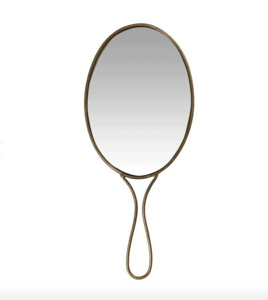 Håndspejl oval - VIAMAJA
