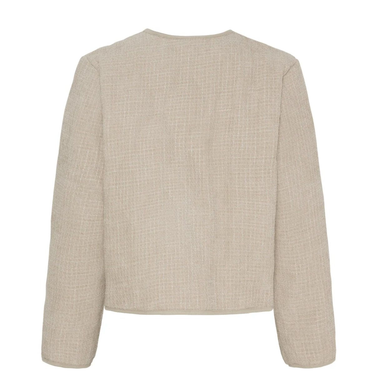 Jakke Quilt beige - VIAMAJA.DK