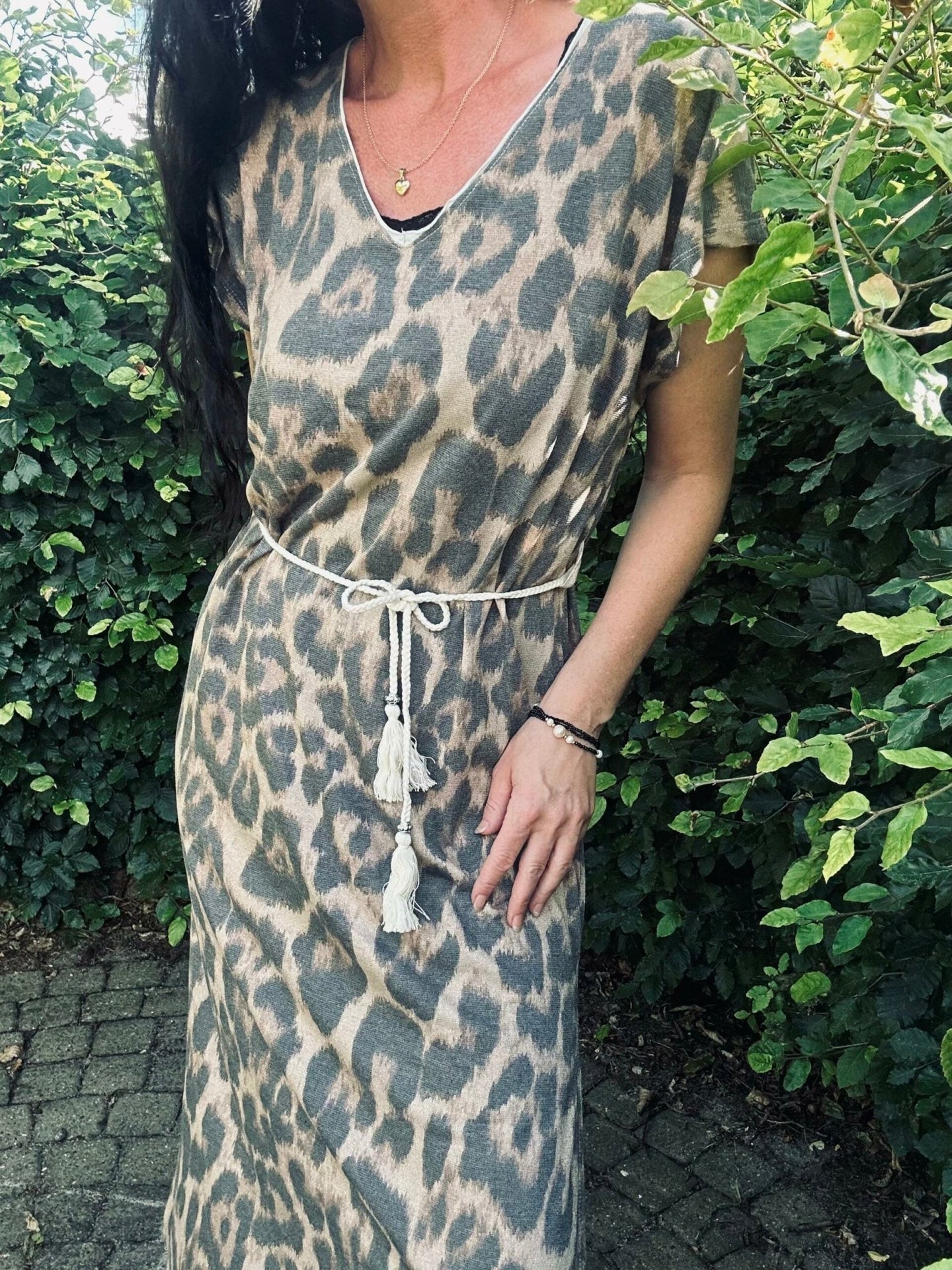 Kjole Soft leopard - VIAMAJA.DK