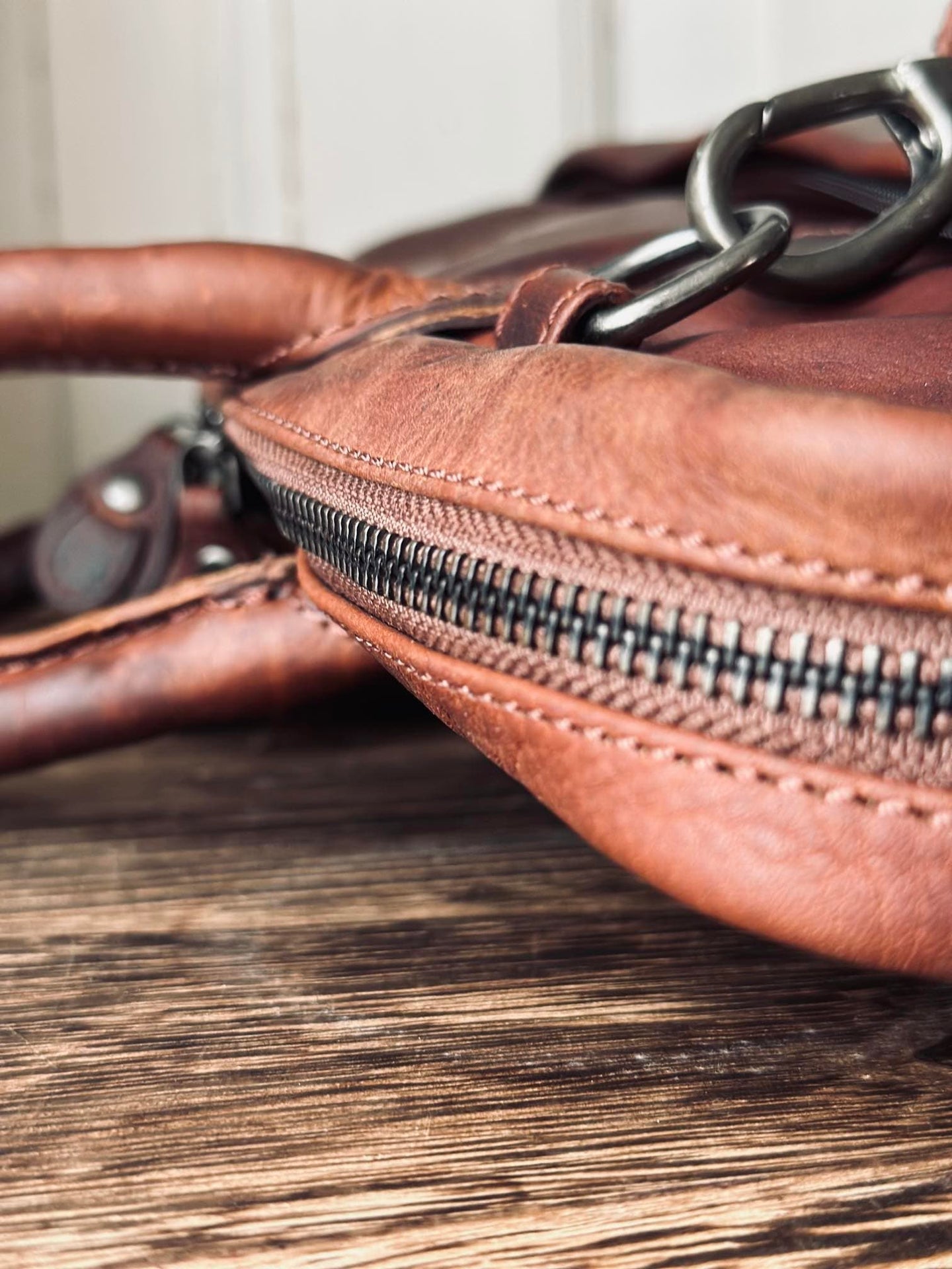 Laptop taske slim - Vintage Brown - VIAMAJA.DK