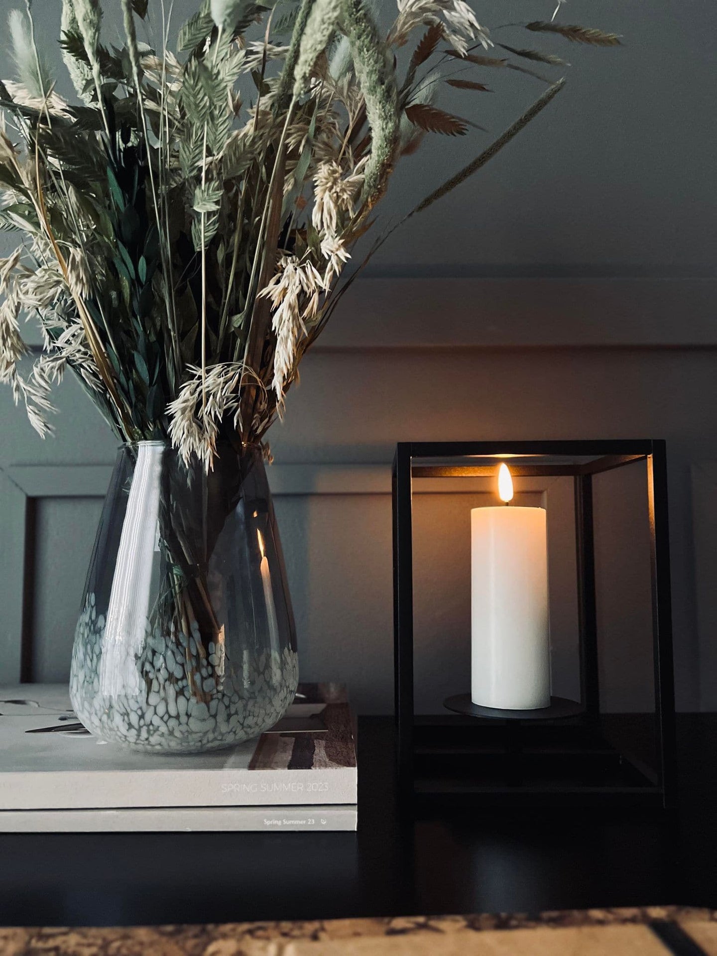 Lysestage / Vase - GLAS ART - VIAMAJA.DK