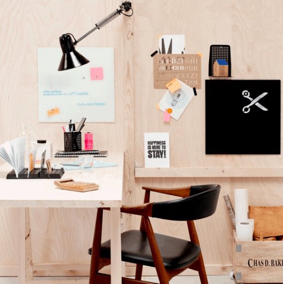 Magnetisk Glastavle – Hvid 45×45 - VIAMAJA.DK