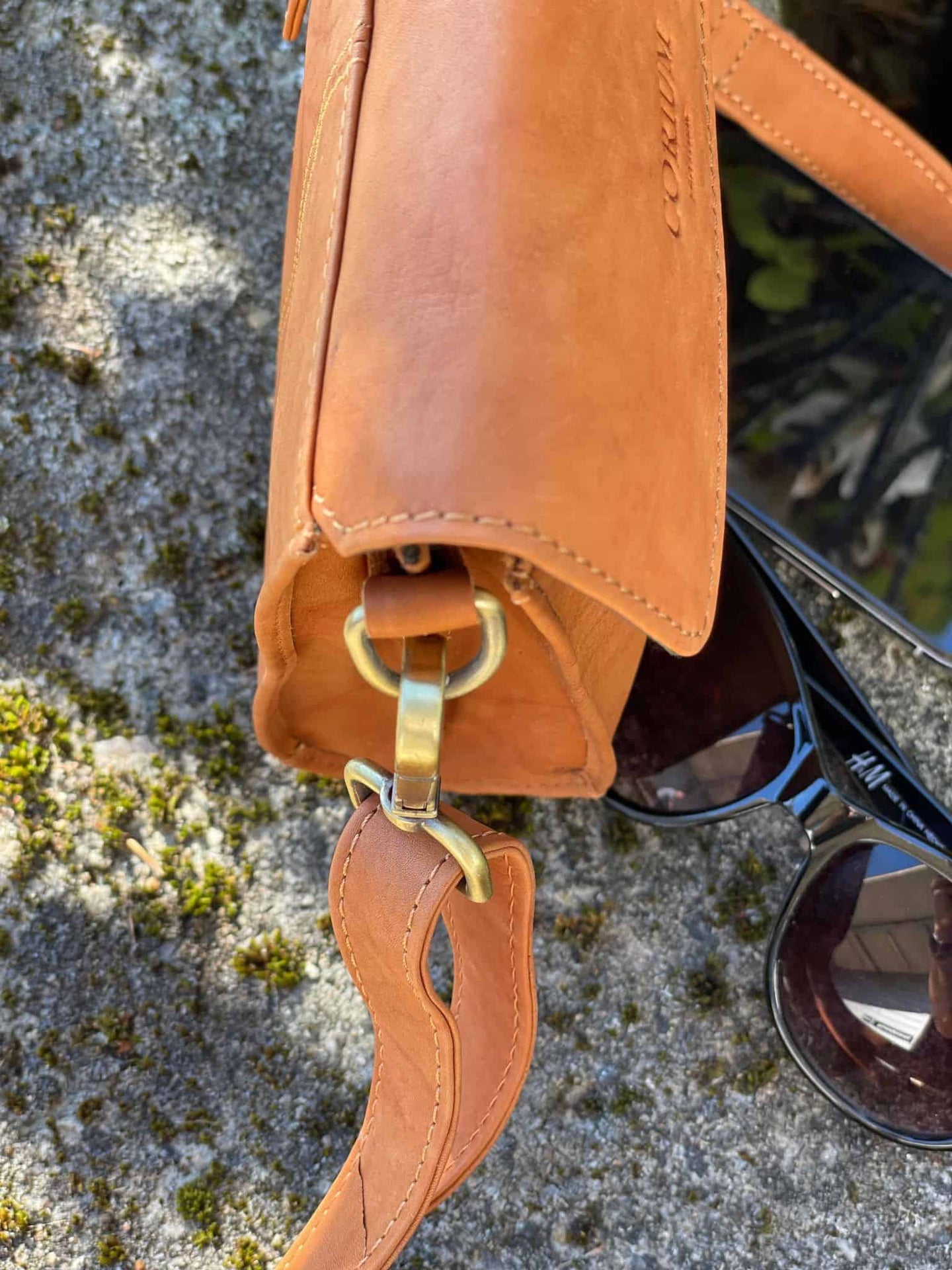 Mobiltaske Mille - Cognac - VIAMAJA.DK