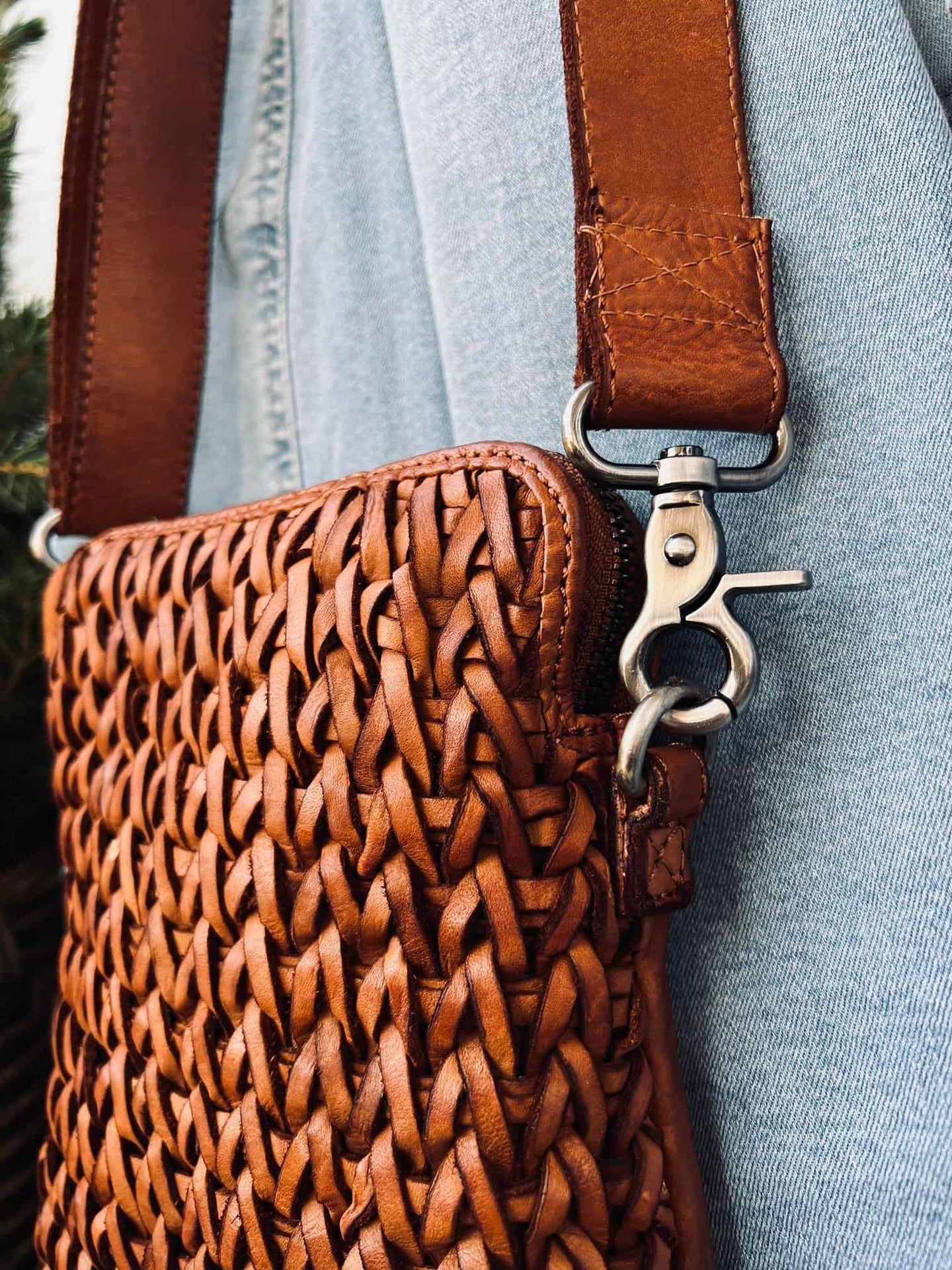 Mobiltaske - ODINA Cognac - VIAMAJA.DK