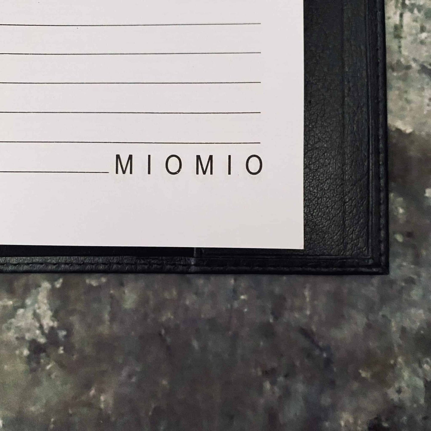 Notesbog - Sort Skind VIAMAJA A5 - VIAMAJA.DK