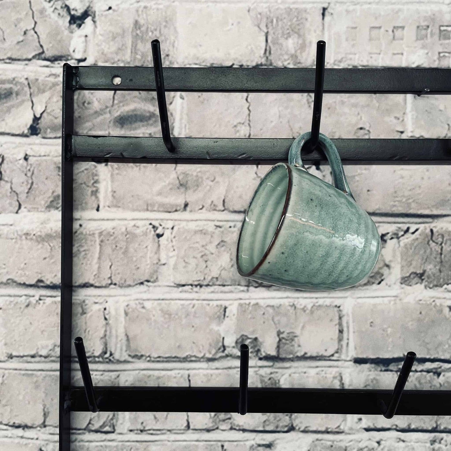 Ophæng med kroge sort metal - VIAMAJA.DK