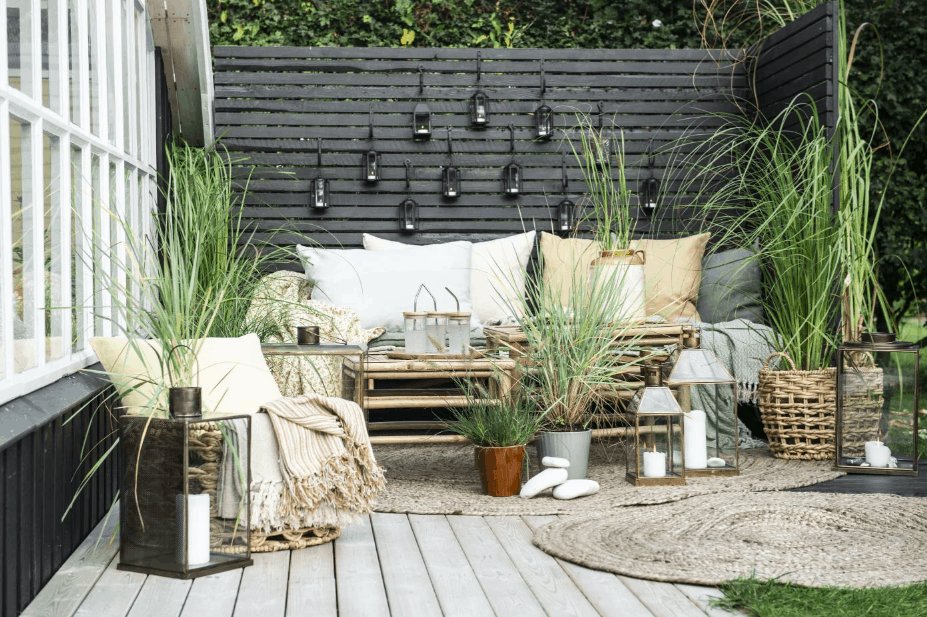 Plaid i farven creme/grønt - 150kr - VIAMAJA.DK