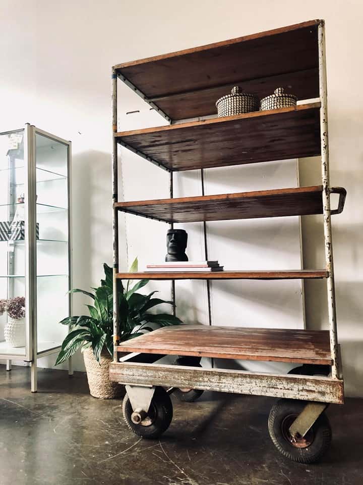 Rå industrivogn med 5 hylder - VIAMAJA