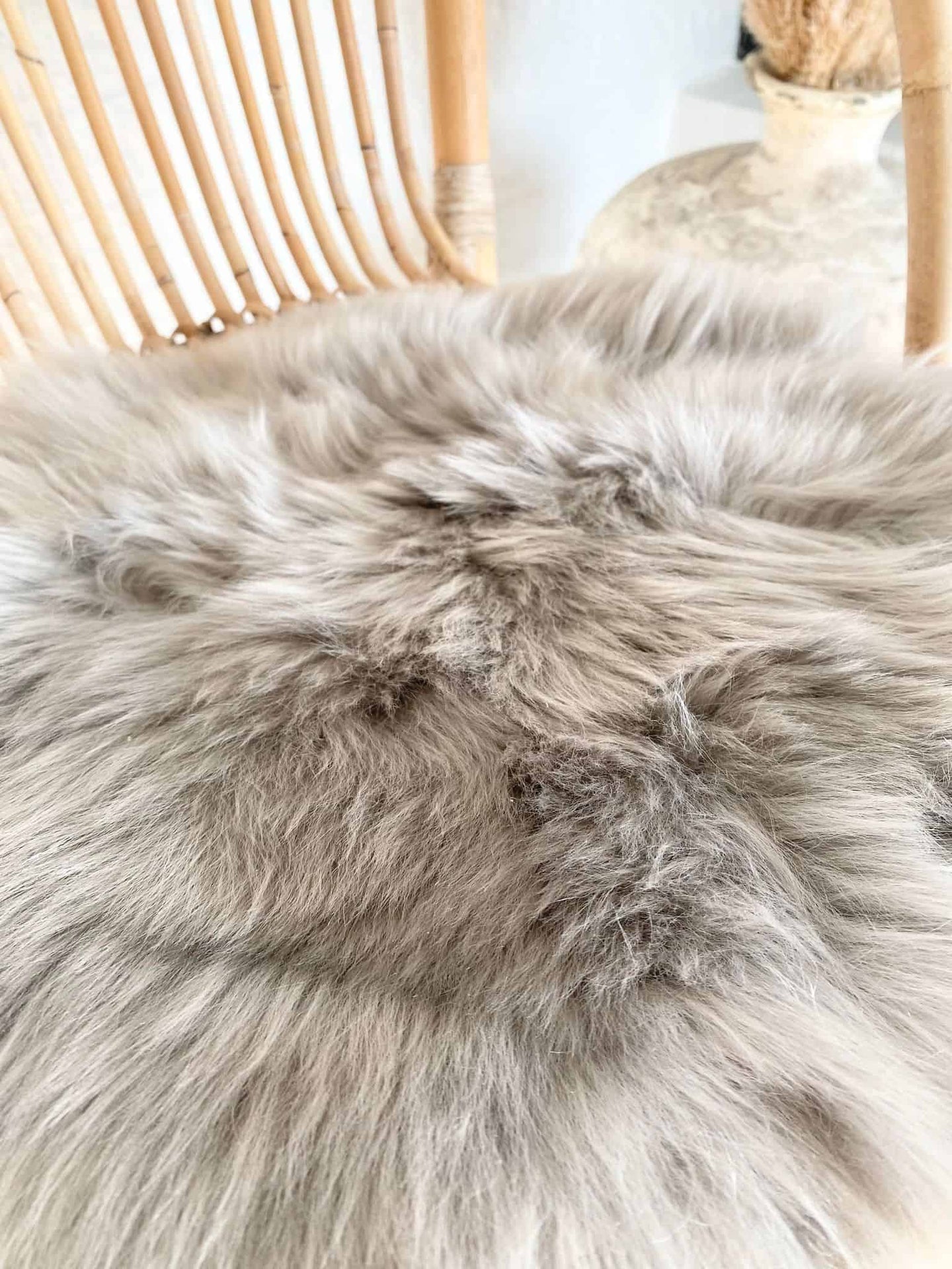 Sædeskind Ø37cm Beige - VIAMAJA.DK