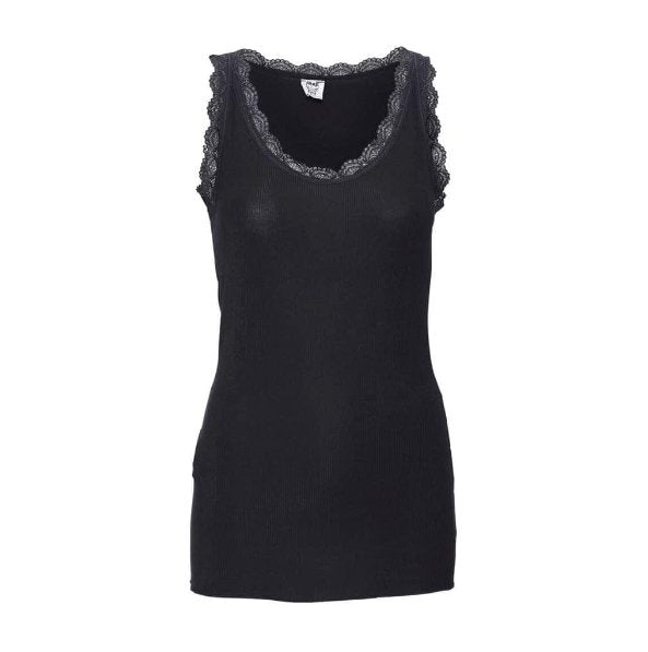 Top med blonde – Black - VIAMAJA.DK