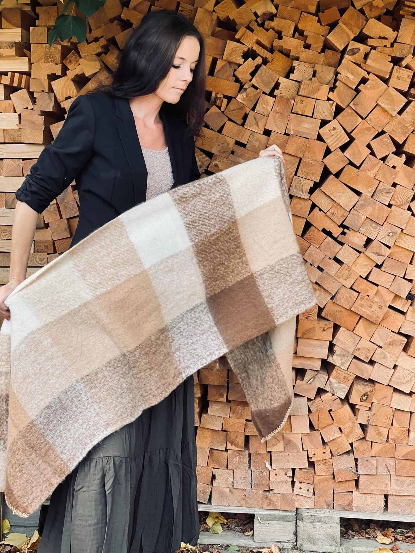 Tørklæde - Classic Brown - VIAMAJA.DK