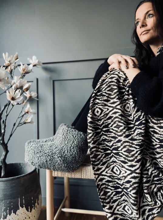 Uld støvler - Skridsikker Grå - størrelse 43 - VIAMAJA.DK