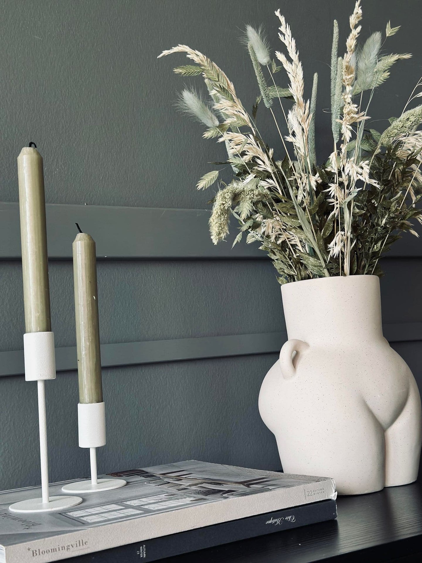 Vase white Body Big - VIAMAJA.DK