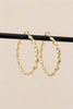Ohrringe Jenna Hoops 18K vergoldet