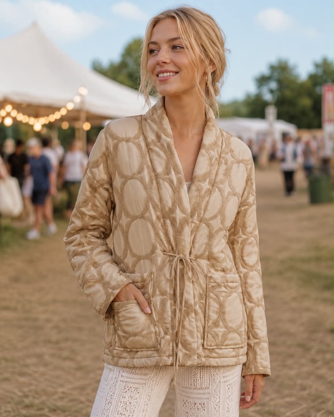Jacke mit Stickerei - Alison