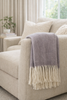 Herrlich warme Plaid – Lavendel