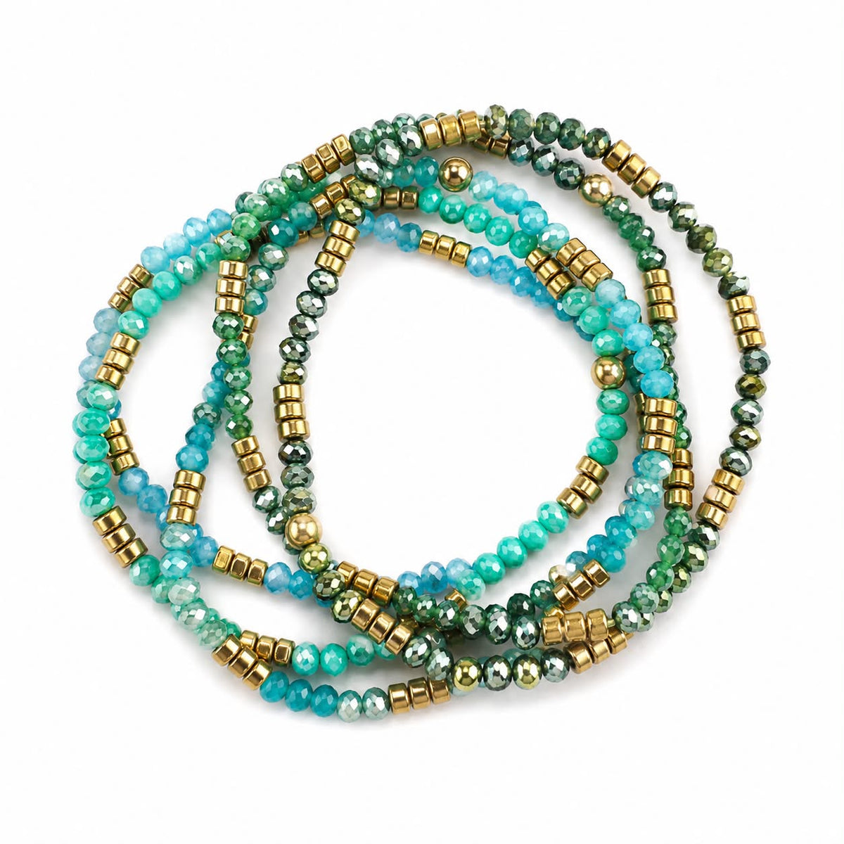 Armband Merle – Green Mix 1 Stk.