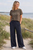 Hose Leinenmix – Navy