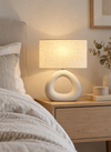 Tischlampe STONEWARE - Hell Natur